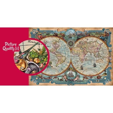 Puzzle "World of the World of Great Discoveries", 2000 elements-1