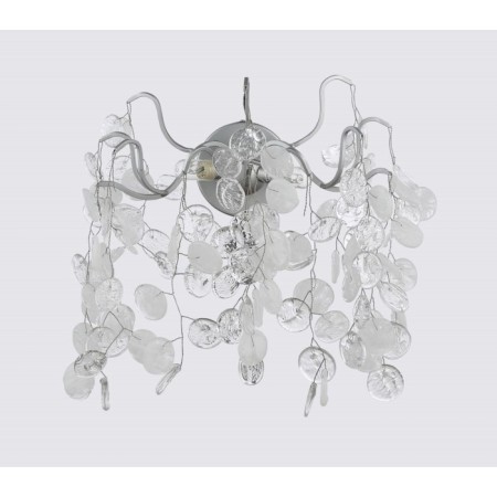 Bra Crystal Lux, Tenerife 3181/402, G9, 2x40 W, 28.7x37.3 cm, Silver Color