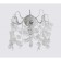 Bra Crystal Lux, Tenerife 3181/402, G9, 2x40 W, 28.7x37.3 cm, Silver Color