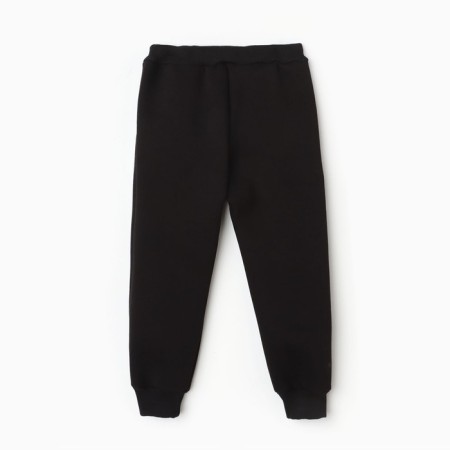 Baby trousers, black color, height 128 cm-3