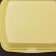 Disposable lunch box, 24.7 × 20.6 × 7 cm, 1 section, yellow color