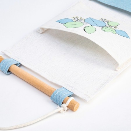 Pocket Textile Ethel "Love and Bloom", 41*20 cm-5