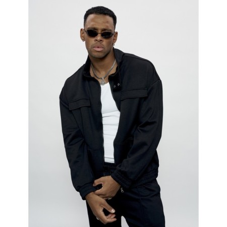 Sports suit men's, size 52, black color-10