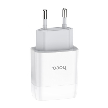 Network charger Hoco C73A, 2 USB, 2.4 A, white-3