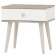 Covereign cabinet "Line", 450 × 372 × 450 mm, white color / oak craft gray