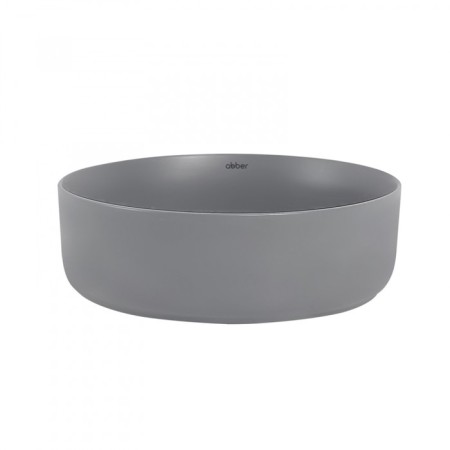 ABBER Bequem AC2108MG sink, invoice, 360x360x120 mm, gray, matte-1