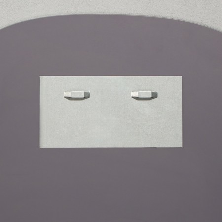 Wall mirror, 70x50 cm, with 1 plate-3