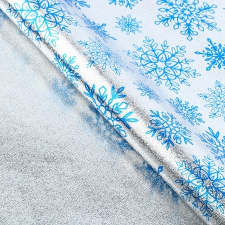Flogi packaging film "Snowflakes", 70 x 50 cm, New Year-1