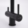 Kitchen mixer Wasserkraft A8367, double -leaf, with access to drinking, black
