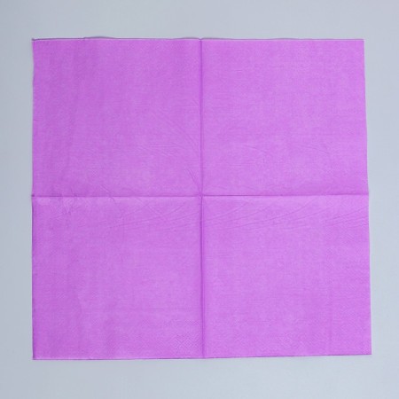 Paper napkins, plain, 25x25 cm, set 20 pcs., Purple color-1