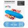 Laminator A4 75-150 microns, 2 shafts, speed 25 cm/min, Geleos Rainbow, Blue "LMA4RG"