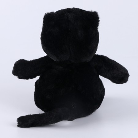 Soft toy "cat", 25 cm, black color-2