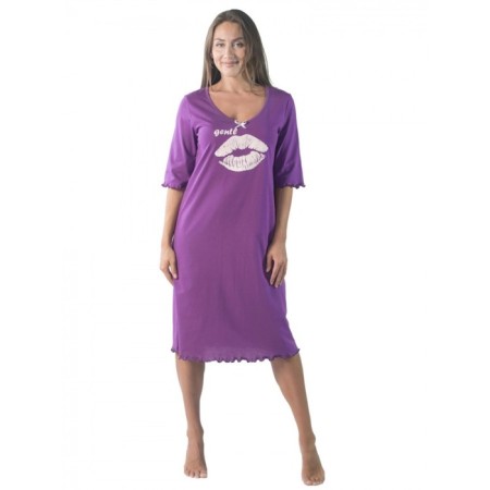 Night shirt Gentl, size 44, purple color