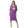 Night shirt Gentl, size 44, purple color