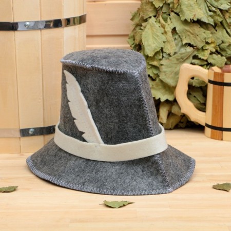 Hunt for the bath "Hunting", felt, gray