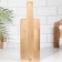 Board cutting and serving bast shirt with a pen, 42x13.5x1.8 cm, birch