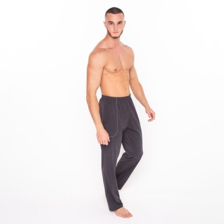 Male pants, color dark gray melange, size 58-1