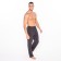 Male pants, color dark gray melange, size 58