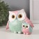 Polystone souvenir "Color Filin with a chick" Geometric patterns 15.2x6x11 cm