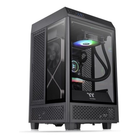 The case Thermaltake The Tower 100 Black without PSU miniitx 1x120mm 3x140mm 2xusb3.0 Audio Bott 1064979