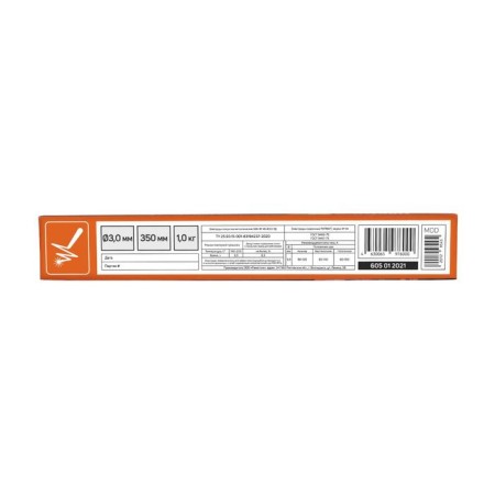 Welding electrodes Patriot, Mark ER46, D = 3 mm, 350 mm, 1 kg-3
