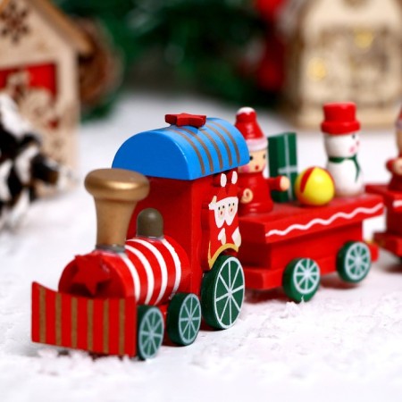 Souvenir "New Year train", 20 cm-3