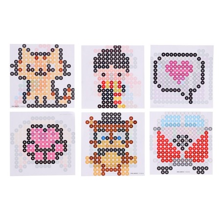 Aquamosaic "Make a keychain", 2 basics, 24 stencils, 2400 balls-18