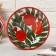 The plate of the Rishtan ceramics "Grenades", flat, 17 cm,