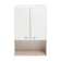 Bathroom cabinet "Vega 5004" White/oak Kronberg, 50 x 24 x 80 cm