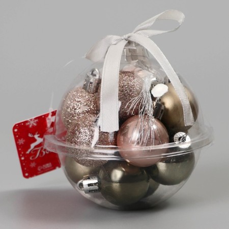 Set of balls plastic D-3 cm, 12 pcs "Sedar" tenderness,-1