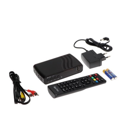 The console for digital TV Barton Th-563, FullHD, DVB-T2, HDMI, USB, Black