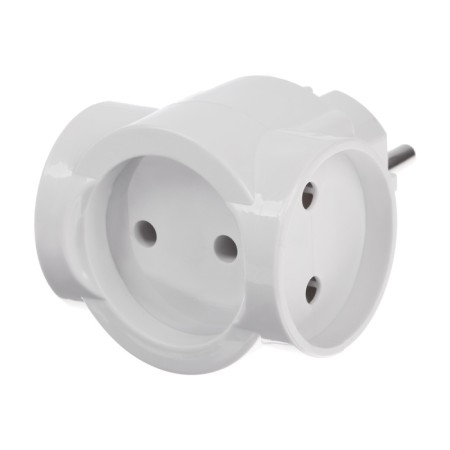 Electric tee 10A, without salary, 220V, white