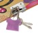 Notebook Gift Book on the lock, A6+, 50 sheets, line, "Owl", mix