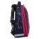 School backpack 38 x 30 x 16 cm, ergonomic back, stavia "flamingos mini", black/blue/pink