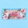 Money envelope "Happy Wedding Day!" Transparent PVC, 16 x 8 cm