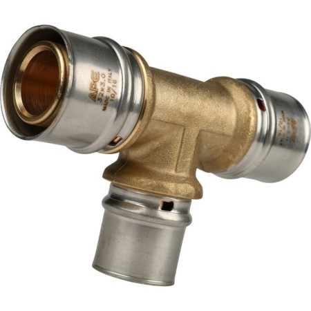 The STUT SFP-0005-322632, D = 32 x 26 x 32 mm, transition, brass-1