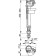 Inlet to the toilet mechanism Alcaplast a17-3/8 ", with a lower eyeliner