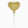 Candle for the cake "Happy Birthday", gold, 5.5 x 12 cm.