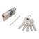The cylinder mechanism standard Max, 70 mm (30x40), 5 keys, key/key, matte nickel