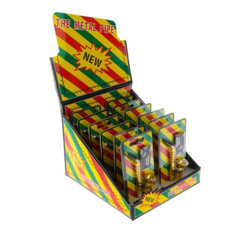 Smoking tube "saxophone", 7 nets included, 9 x 3.5 cm-3