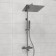 The shower system Wasserkraft A199.119.103.087.ch Thermo, tropical shower, thermostat, chrome