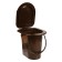 Bucket-loop, h = 40 cm, 17 l, with a removable pot, brown