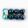 Christmas balls New Year, for the New Year, d = 6 cm, 8 pcs., Blue and blue color
