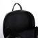 Women's backpack made of artificial leather with lightning, black color