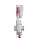 Shower watering can Zein Z4088, microdants, button "stop", fan, spiral, red/chrome