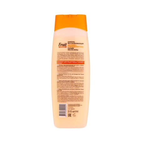 Fruit Therape shampoo “Papaya and Little Amla”, for dry hair, 515 ml-1