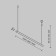 Components for textile suspension system Technical tra130swk-b, 1.8x1.6x120 cm, black color