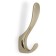 Furniture hook Cappio Note, two -rod, matte nickel