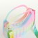 Bag's bag with lightning, pink/blue color