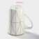Porcelain shade White Style, 380 ml, white color